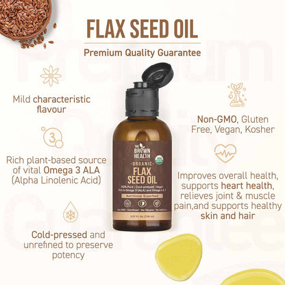 Organic Flax Seed Oil